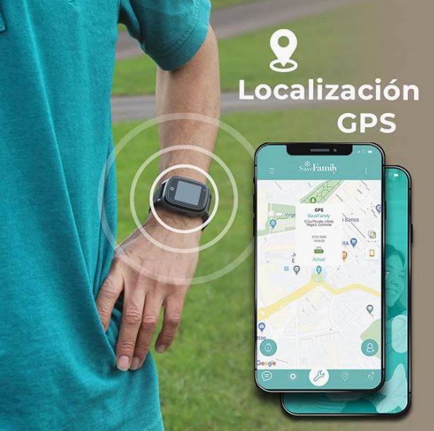 Reloj localizador personas mayores con GPS
